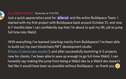 buildspace priorities