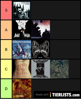 Electric Wizard Album Tier List