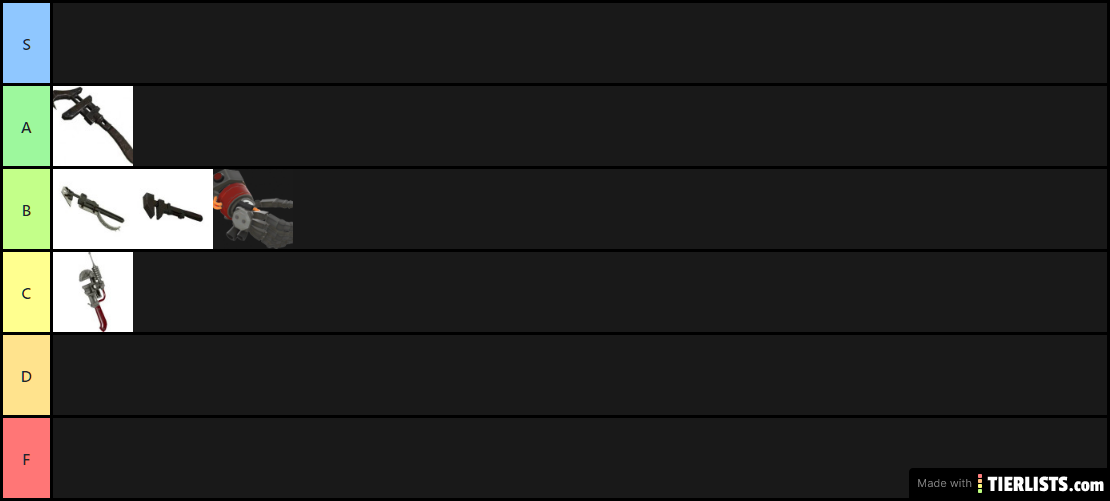 Engineer Melee Tier List