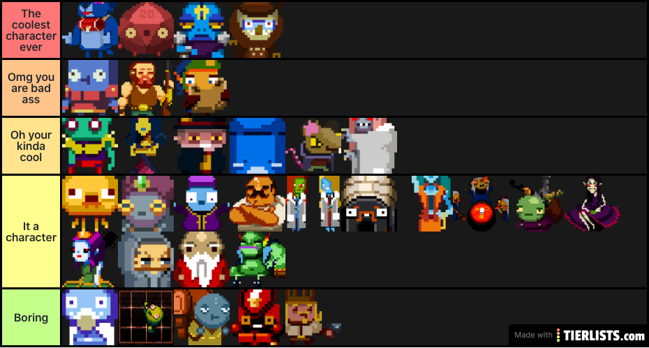 Enter the Gungeon tier list