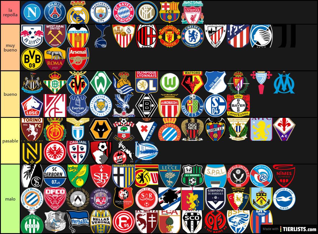 equipos de futbol