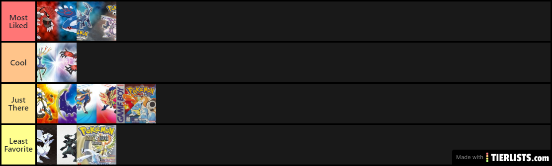 Favorite Pokemon Games