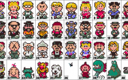 Earthbound/MOTHER 2 characters (not all)