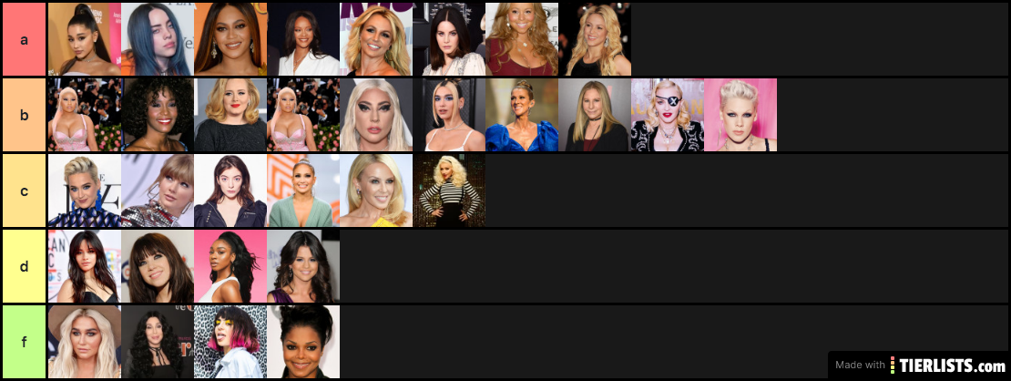 female pop stars