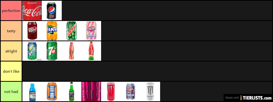 fizzy drinks