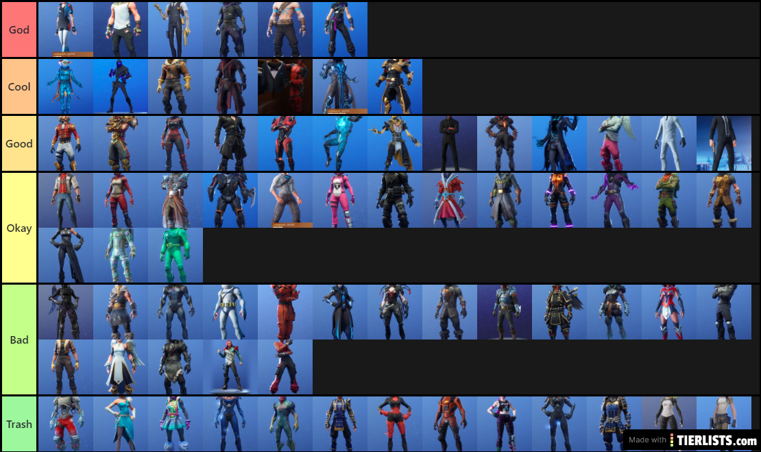 Fortnite Legendary Skins