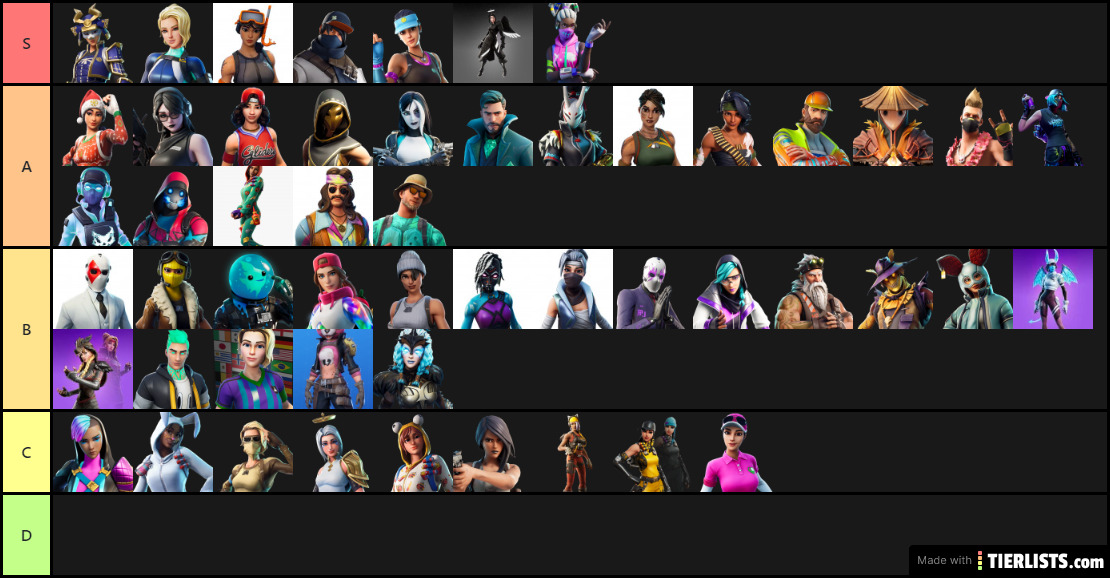Fortnite skins