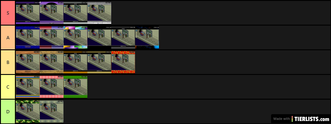 Game Boy Player Frame Tier List