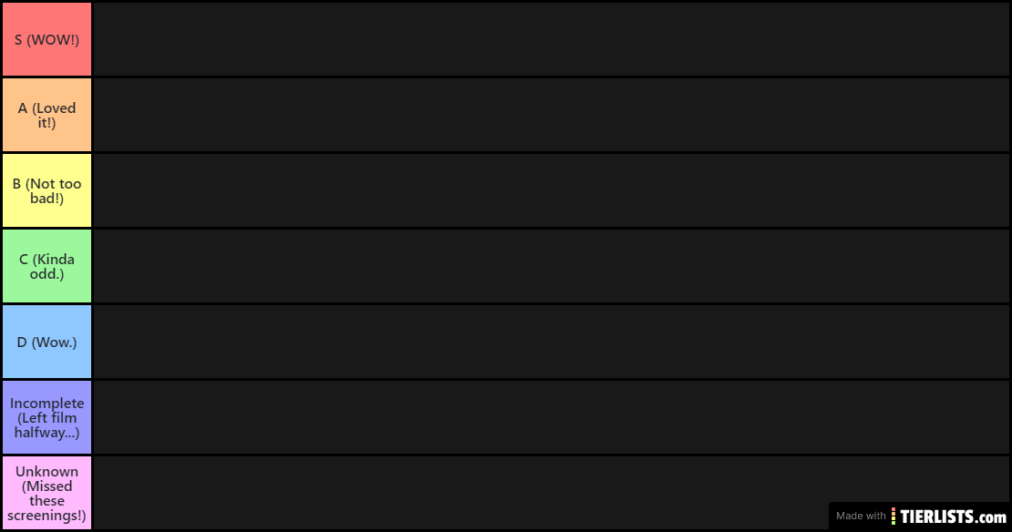 Games Screening 2020