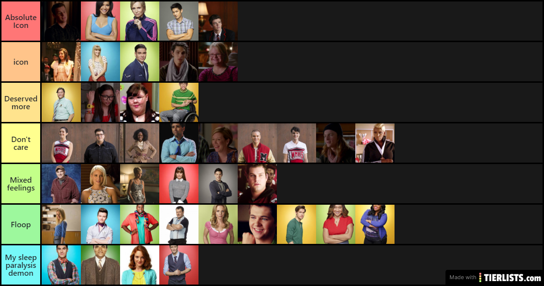 glee characters