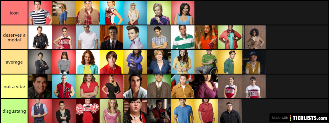 glee characters