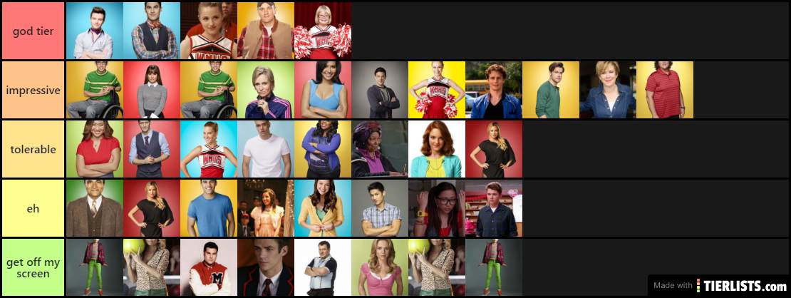 glee characters