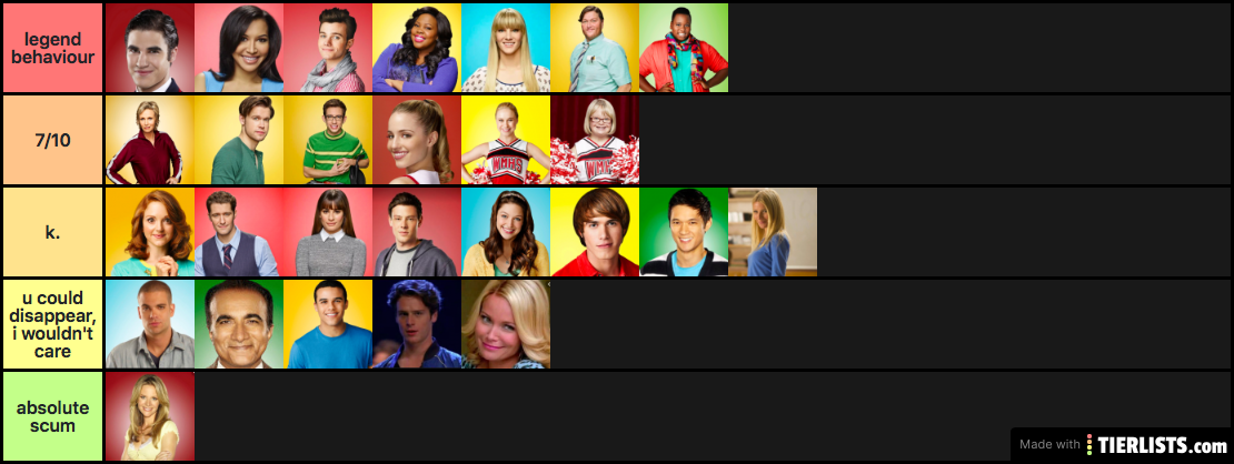 glee characters !