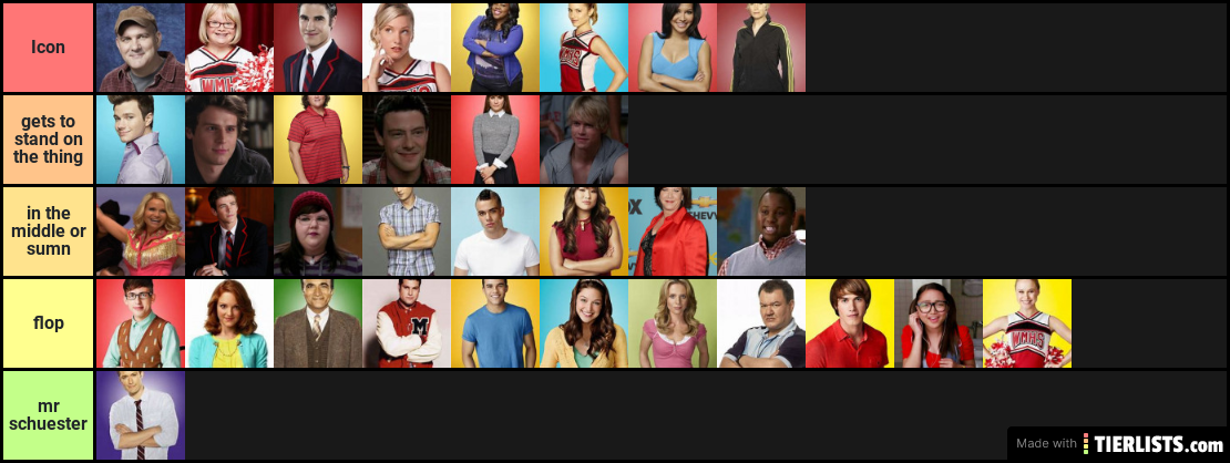 glee characters