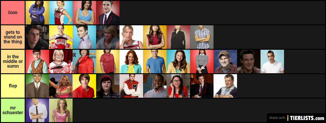 glee characters