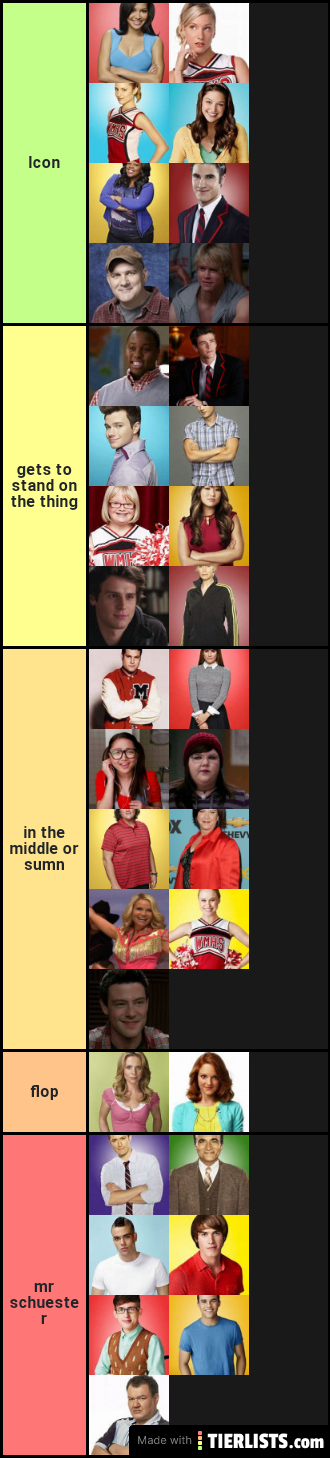 glee characters