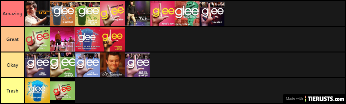 Glee Kurt Hummel Solos