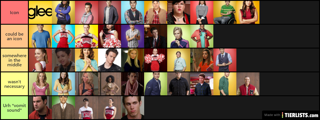 glee list 2