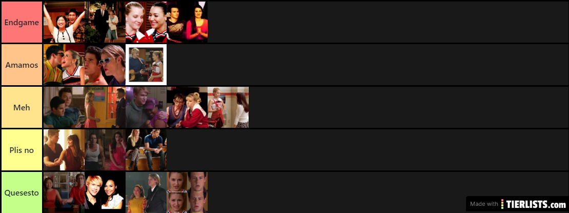 glee parejas yo