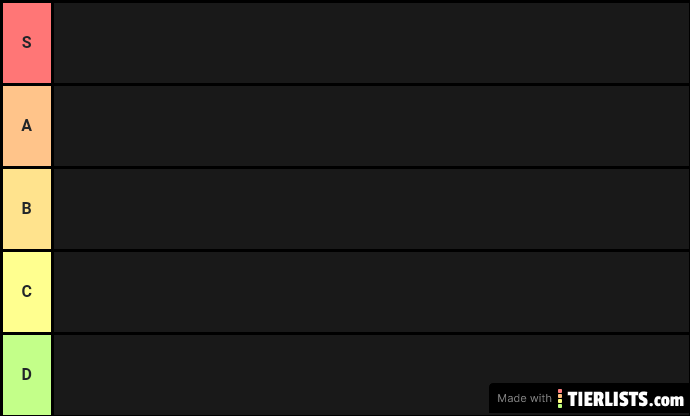 Go Go Squid🐙 tier list