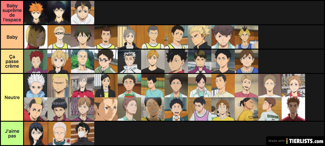 Haikyuu character