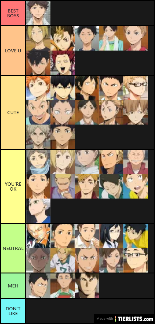 haikyuu characters (some)