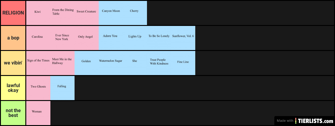 harry style songs