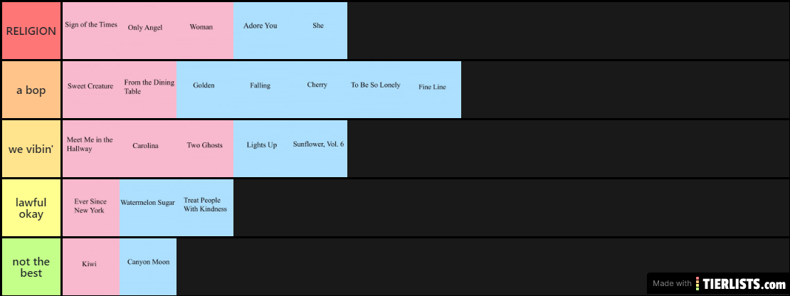 harry styles songs