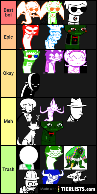 Homestuck characters (spr, par)