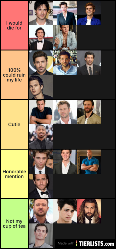 Hot male celebrities