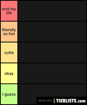 Husbando Waifu Tier List