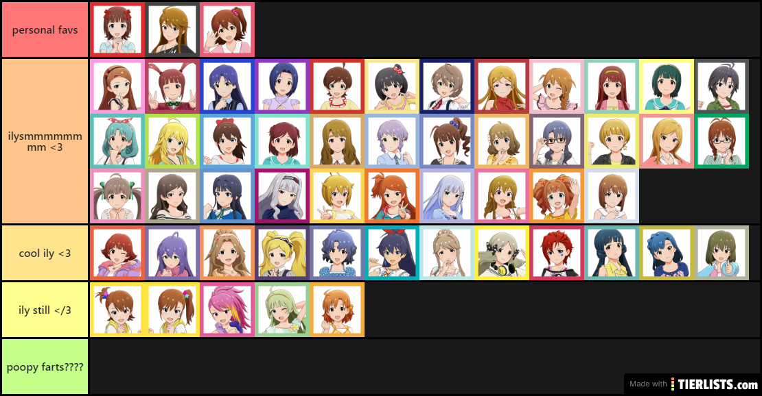 imas million live / the imas tier