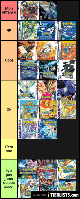 Jeu Pokémon