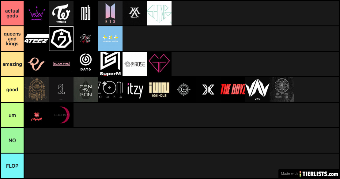 K-Pop Groups