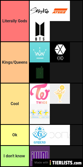 K-pop groups