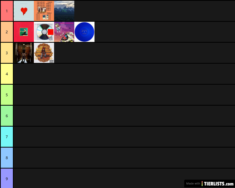 Kanye Albums