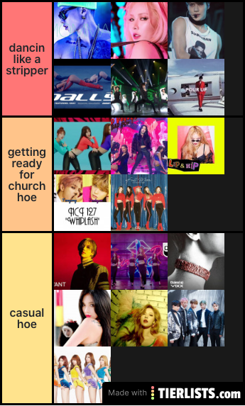 kpop hoe anthems