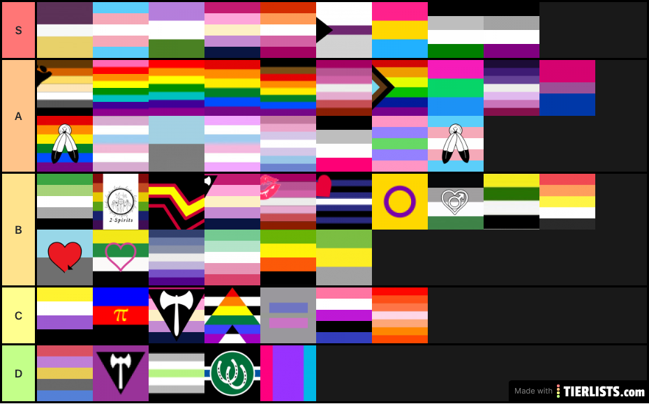 LGBTQIA+ Pride Flags