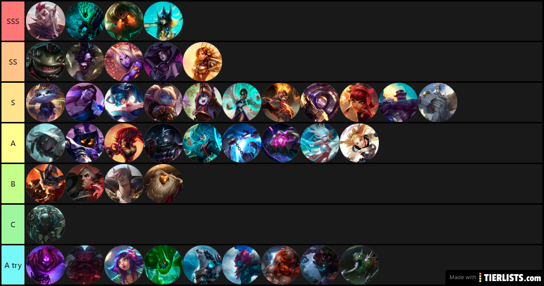 LGD Hook Tier List