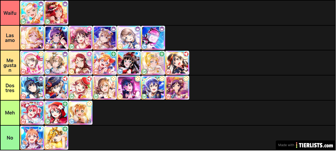 Love Live por Tiers