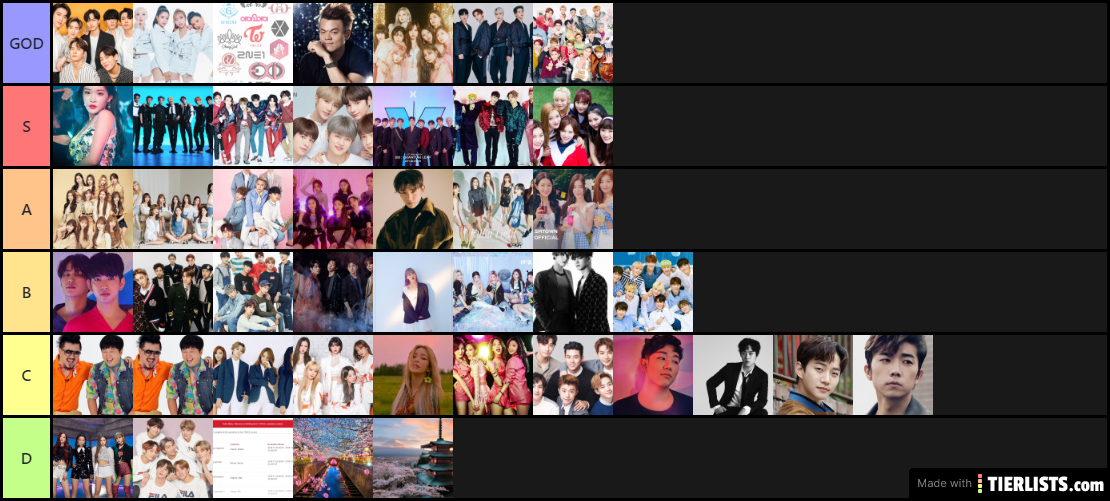 Mah kpop list -v-