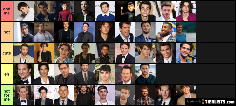 men i'd risk it all for. PERIODT.
