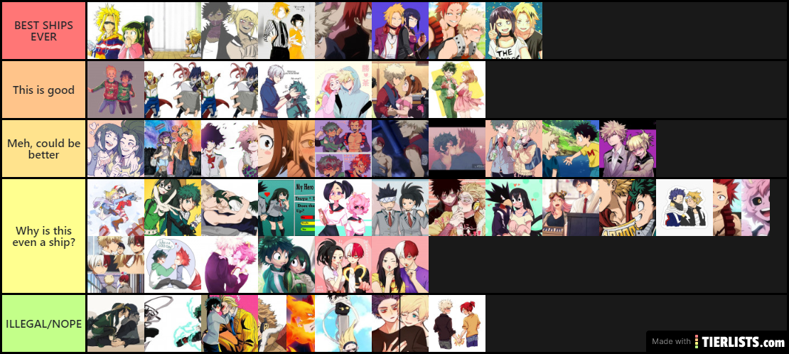 Mha ships