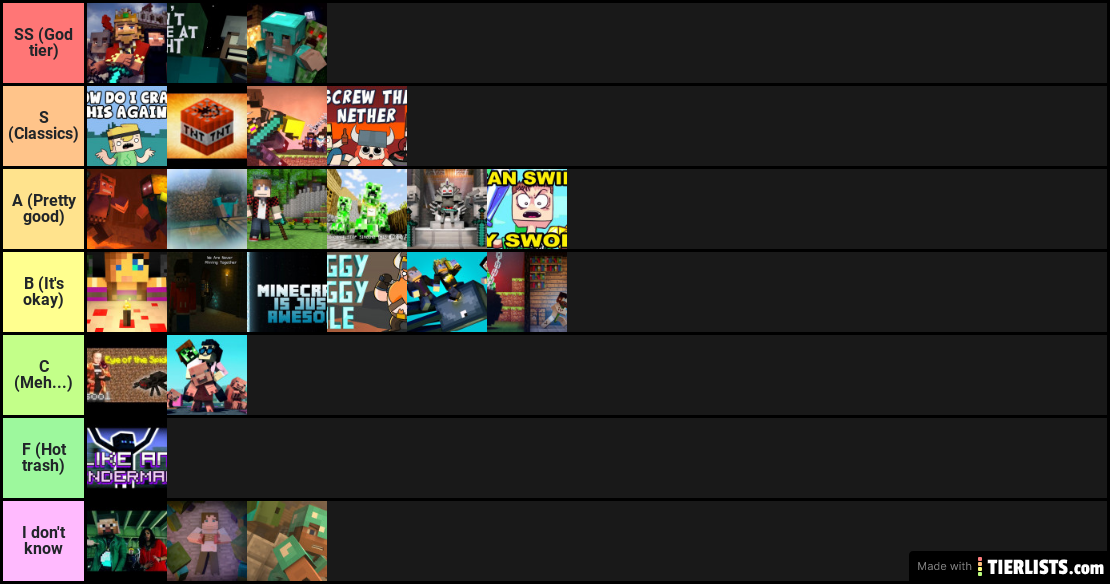 Minecraft songs