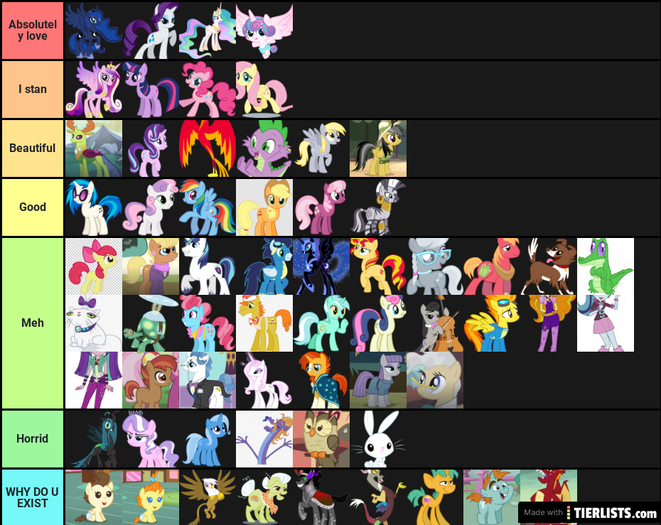 mlp pony rating