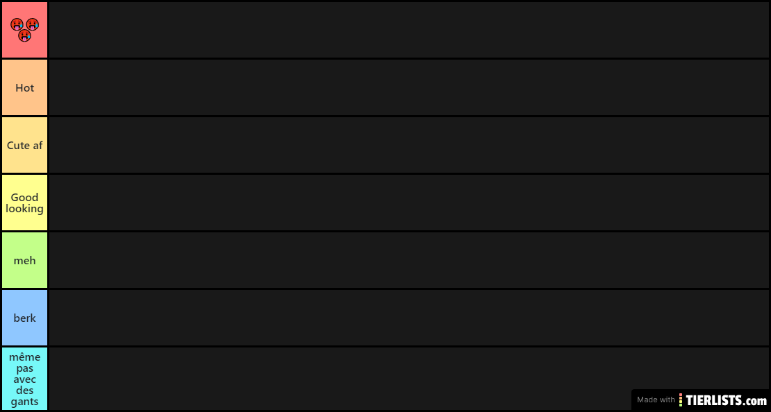 most attractive men tier list