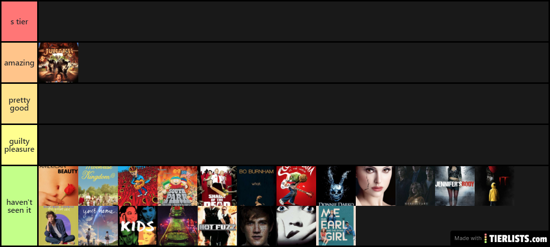 movie tier list