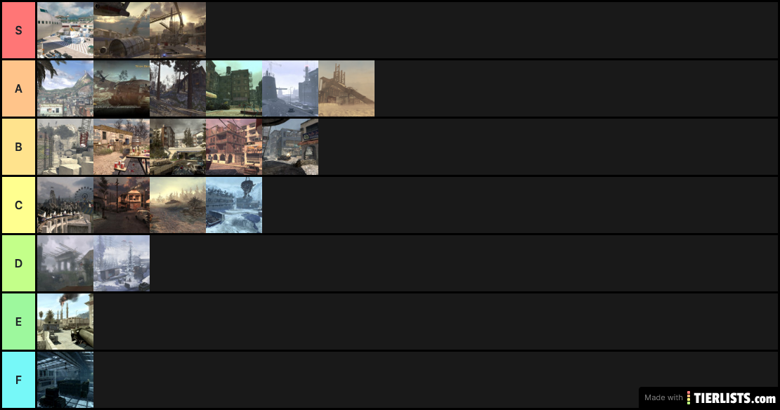 MW2 MAPS Best to Worst