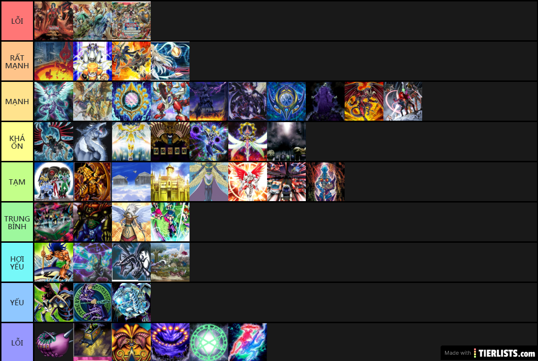 My decks ranking