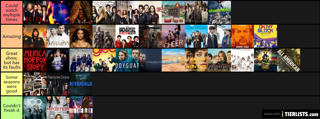 My fav TV shows